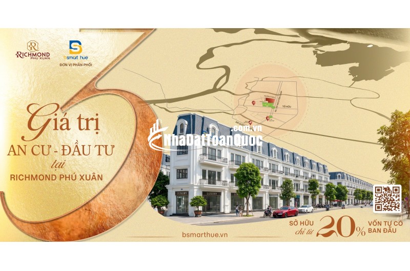 SẮP CÓ GIÁ CHÍNH THỨC SHOPHOUSE RICHMOND PHÚ XUÂN – CHÍNH SÁCH ƯU ĐÃI CỰC LỚN